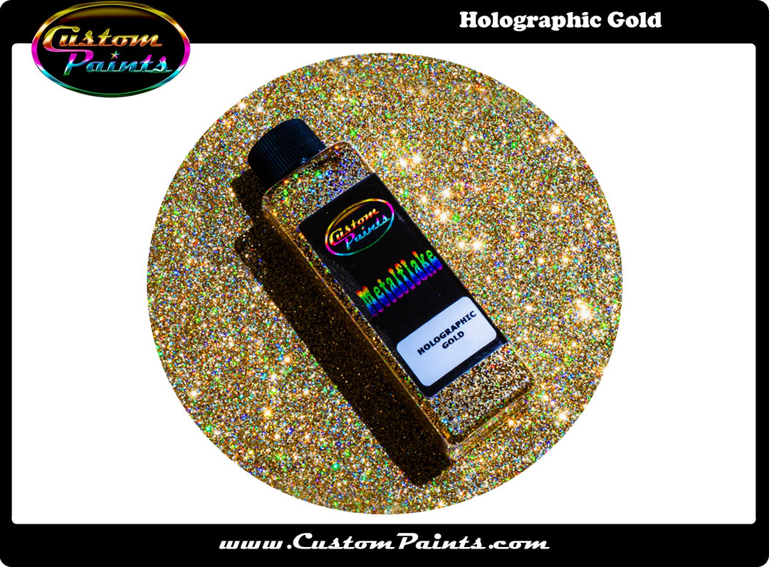 Holographic Metal Flake - Gold