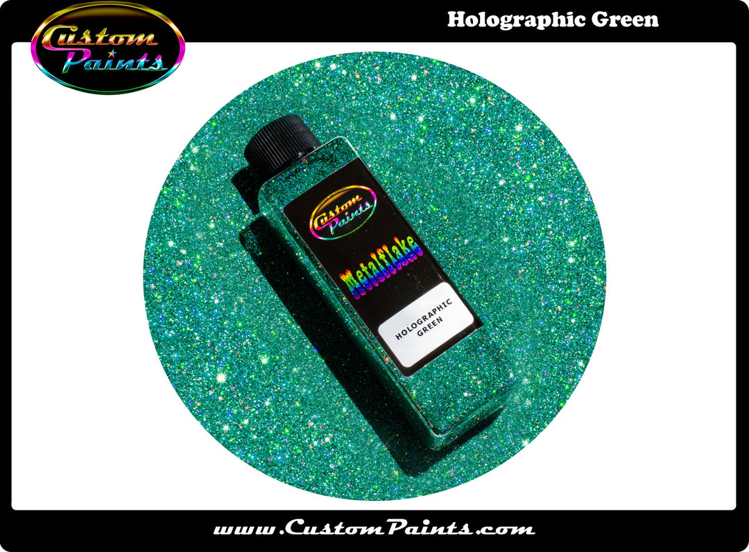 Holographic Metal Flake - Green