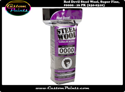 Red Devil Steel Wool, Super Fine, #0000 - 16 PK (630-0310)